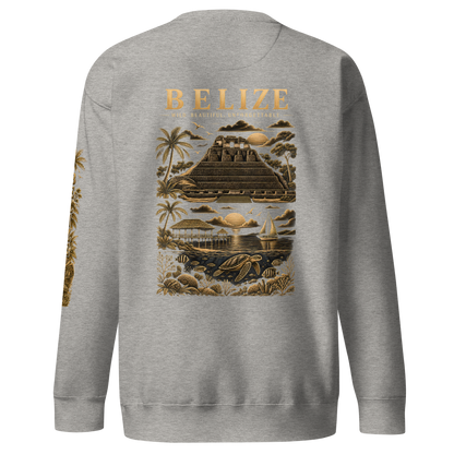 Belize Gold Unisex Premium Sweatshirt