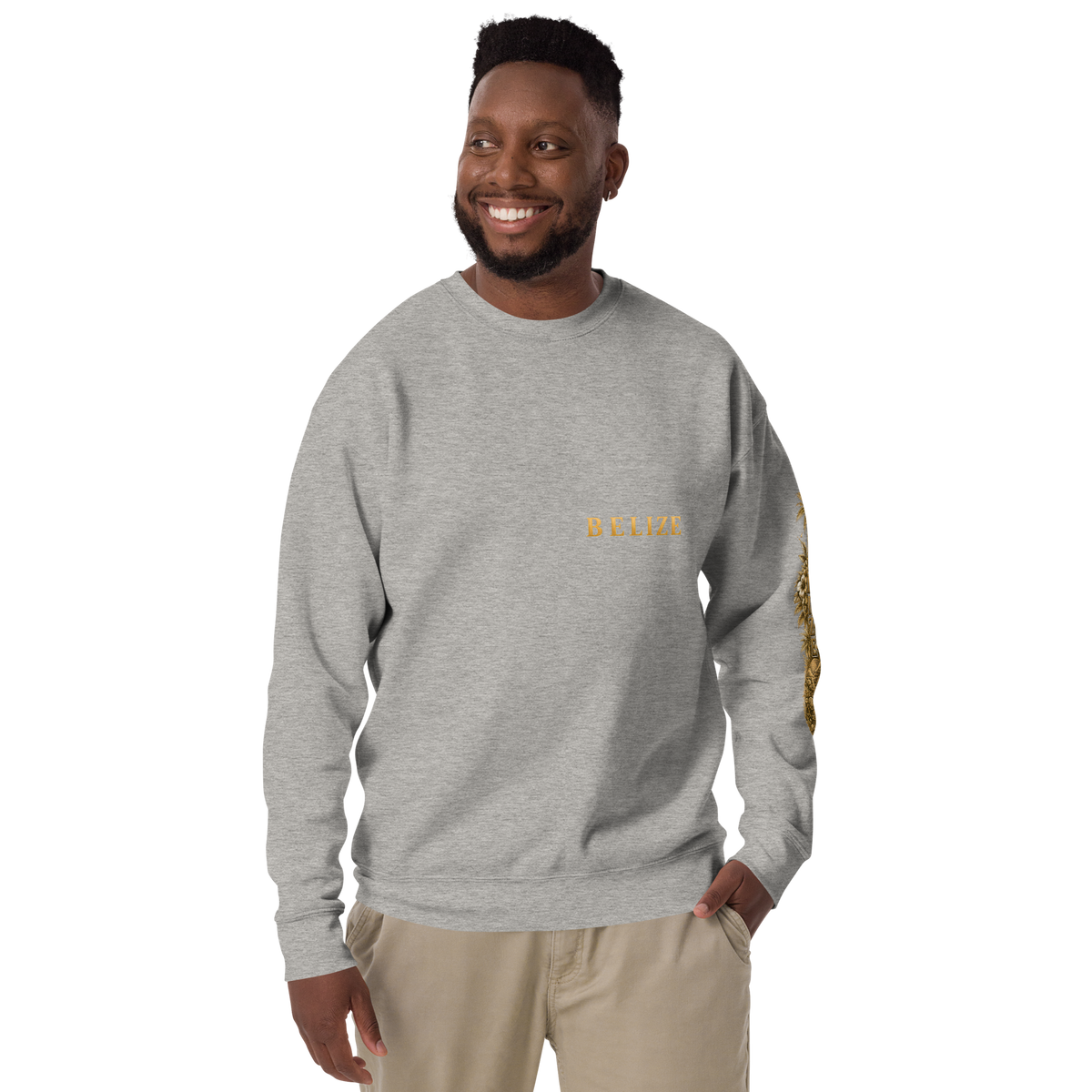Belize Gold Unisex Premium Sweatshirt
