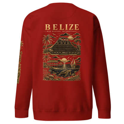 Belize Gold Unisex Premium Sweatshirt