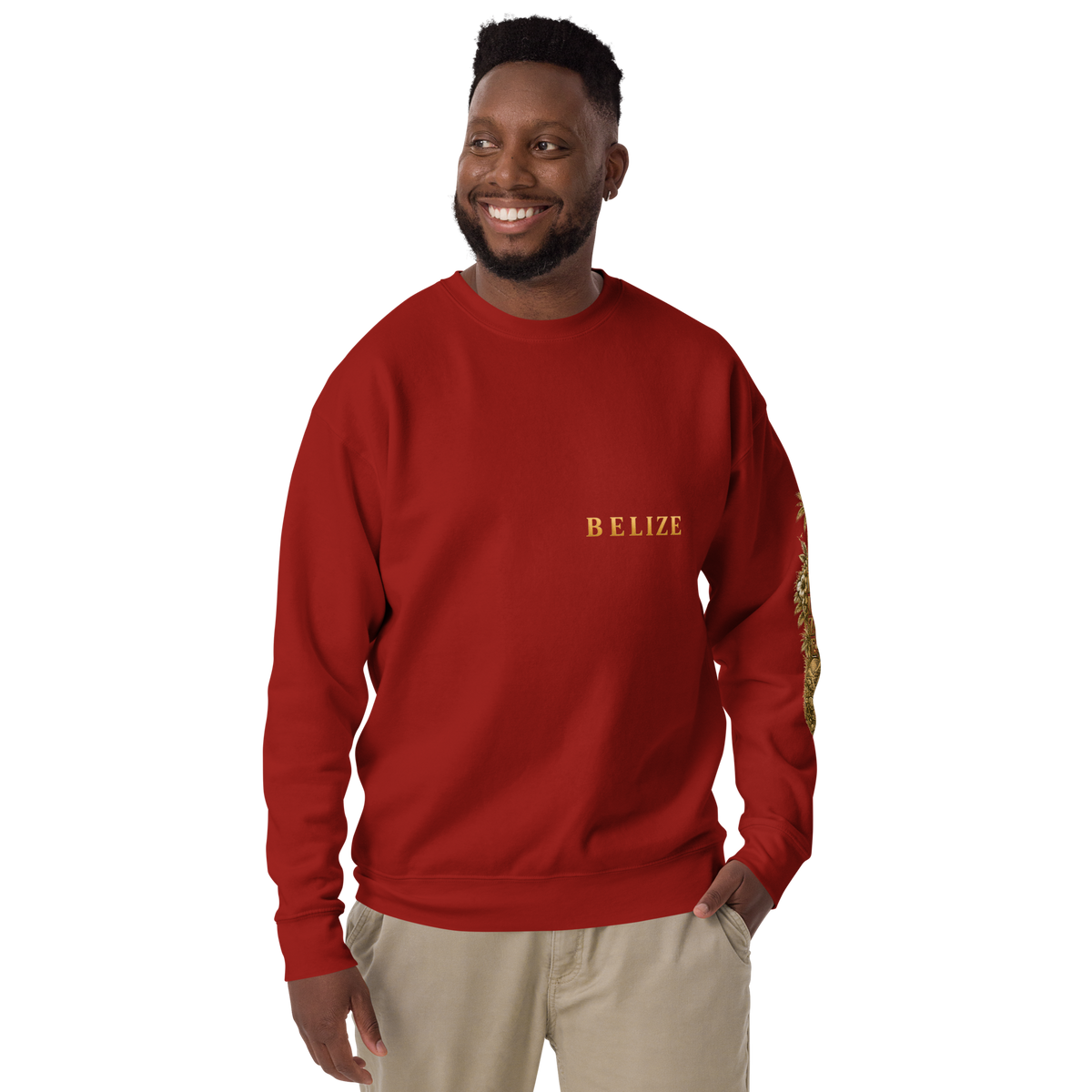 Belize Gold Unisex Premium Sweatshirt