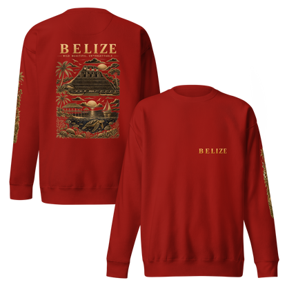 Belize Gold Unisex Premium Sweatshirt
