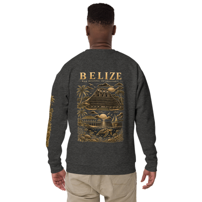 Belize Gold Unisex Premium Sweatshirt