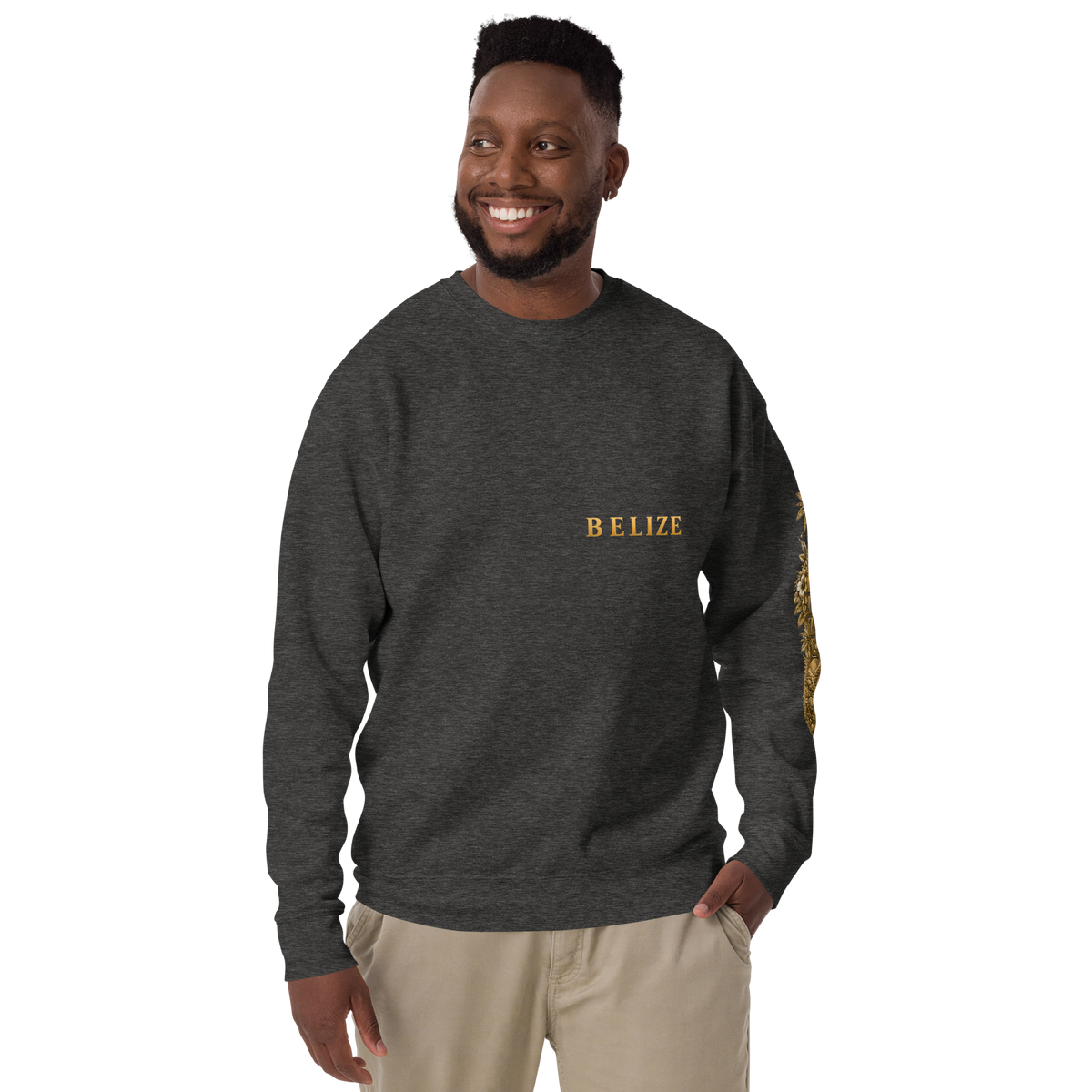 Belize Gold Unisex Premium Sweatshirt