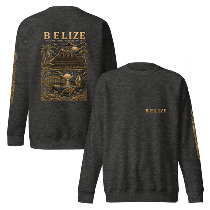 Belize Gold Unisex Premium Sweatshirt