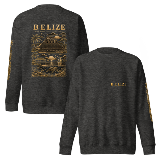 Belize Gold Unisex Premium Sweatshirt