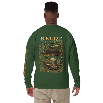 Belize Gold Unisex Premium Sweatshirt