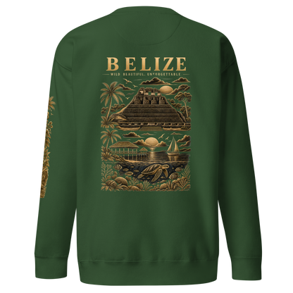 Belize Gold Unisex Premium Sweatshirt