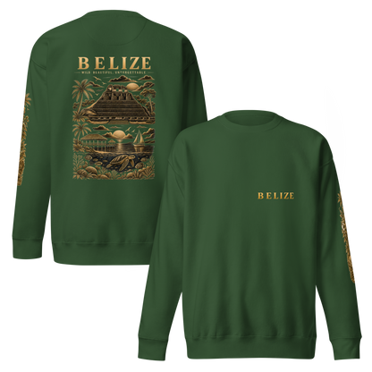 Belize Gold Unisex Premium Sweatshirt