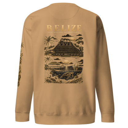 Belize Gold Unisex Premium Sweatshirt