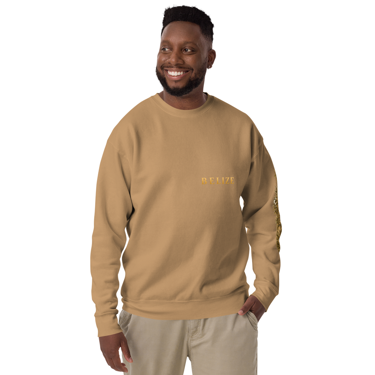 Belize Gold Unisex Premium Sweatshirt
