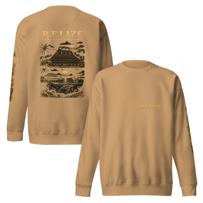 Belize Gold Unisex Premium Sweatshirt