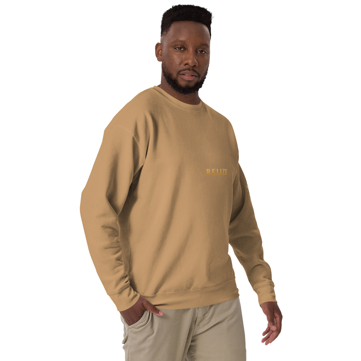 Belize Gold Unisex Premium Sweatshirt