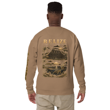 Belize Gold Unisex Premium Sweatshirt
