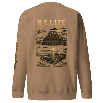 Belize Gold Unisex Premium Sweatshirt