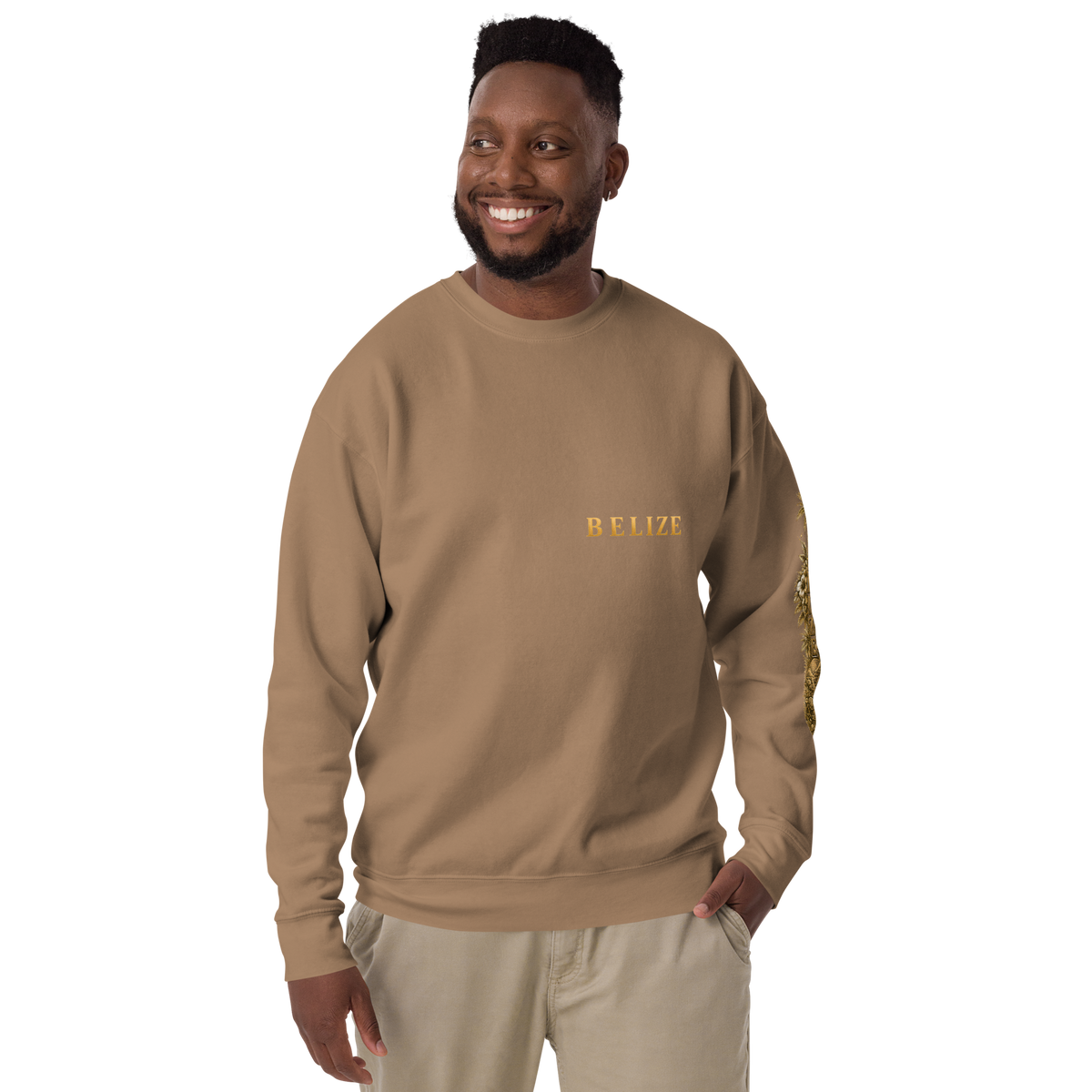 Belize Gold Unisex Premium Sweatshirt