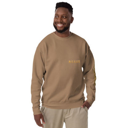 Belize Gold Unisex Premium Sweatshirt