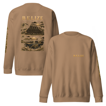 Belize Gold Unisex Premium Sweatshirt
