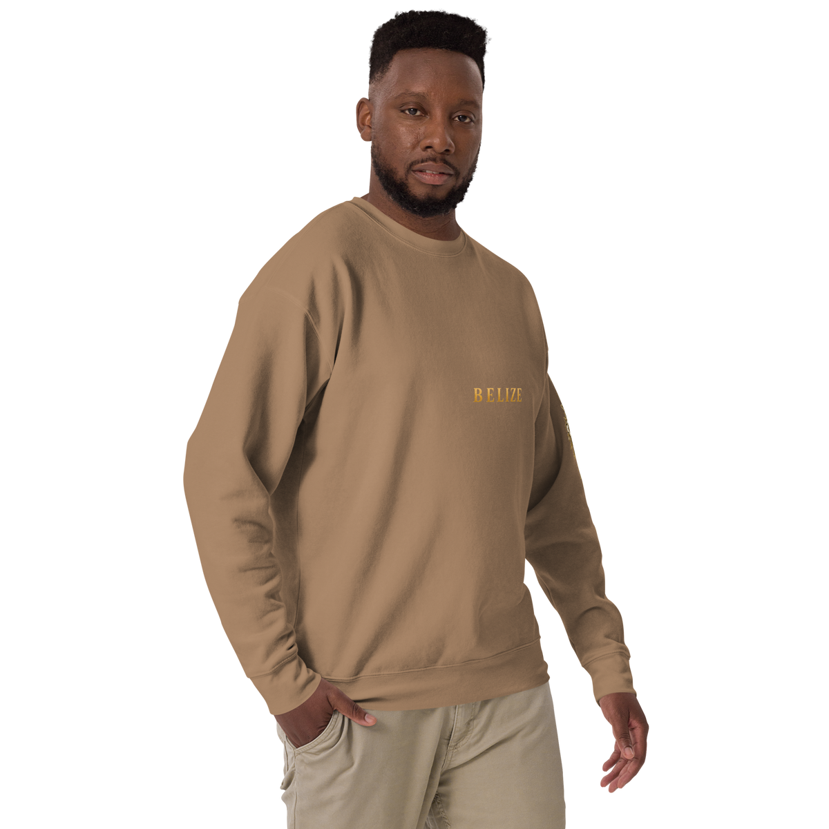 Belize Gold Unisex Premium Sweatshirt