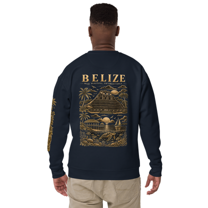 Belize Gold Unisex Premium Sweatshirt