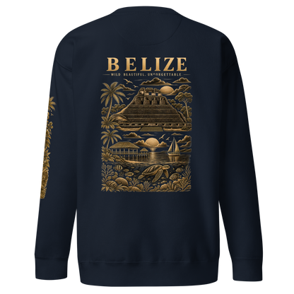 Belize Gold Unisex Premium Sweatshirt