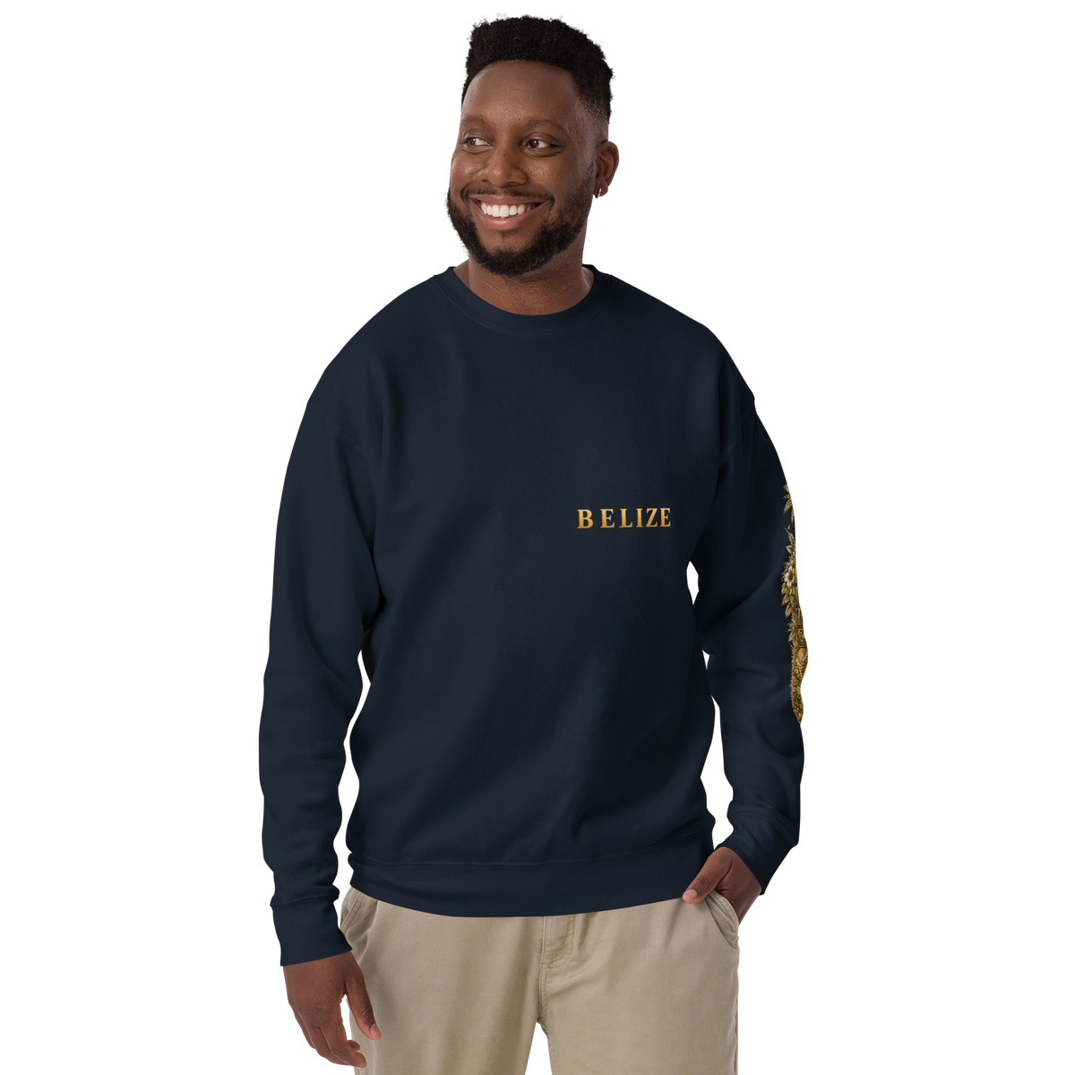 Belize Gold Unisex Premium Sweatshirt