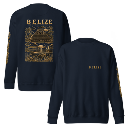 Belize Gold Unisex Premium Sweatshirt
