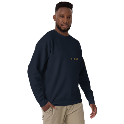 Belize Gold Unisex Premium Sweatshirt