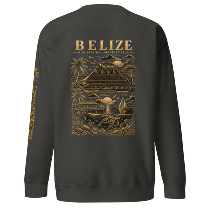 Belize Gold Unisex Premium Sweatshirt