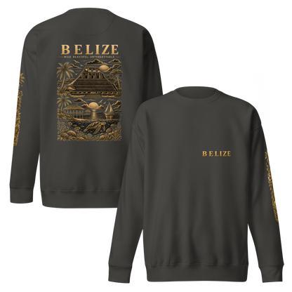 Belize Gold Unisex Premium Sweatshirt
